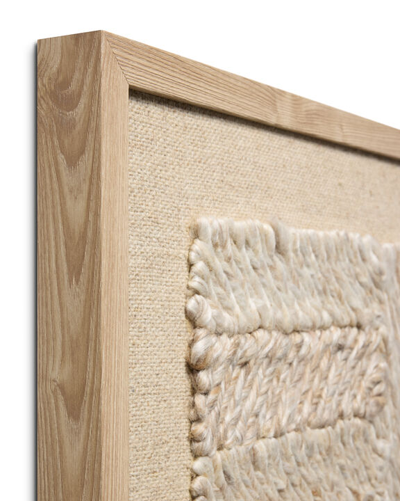 Bandera Beige/Ivory 2'8"x2'8" Wall Art